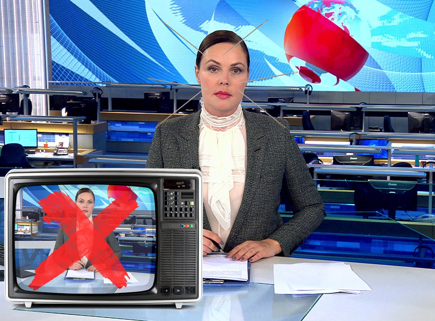 Новости на канале вести. Андреева 1 канал.