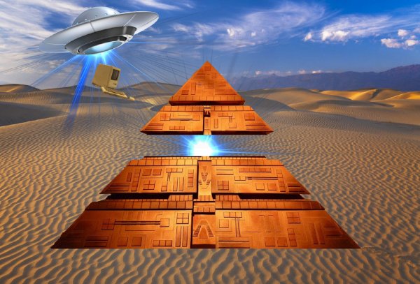 Пирамиды исчезнут? Пришельцы в спешке телепортируют свои технологии из Египта
