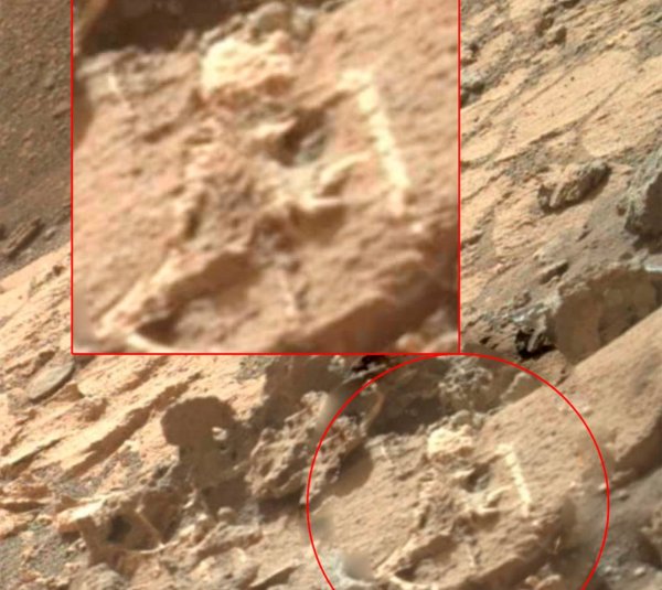 Кошмар на Марсе. На Красной планете нашли останки погибшего марсианина