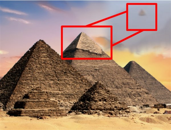 Первая МКС: Турист из России заснял в Египте парящую пирамиду