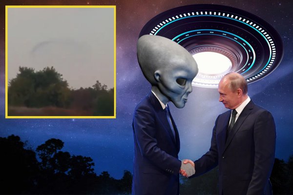 Торт с Нибиру и ракеты в подарок: Пришельцы прилетели на день рождения Путина