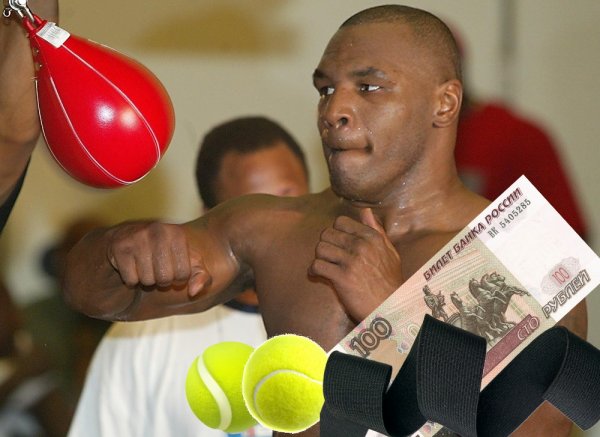 Стать Тайсоном за 100 рублей: «Дармовой» боксёрский чудо-тренажёр для дома блогер собрал за 5 минут