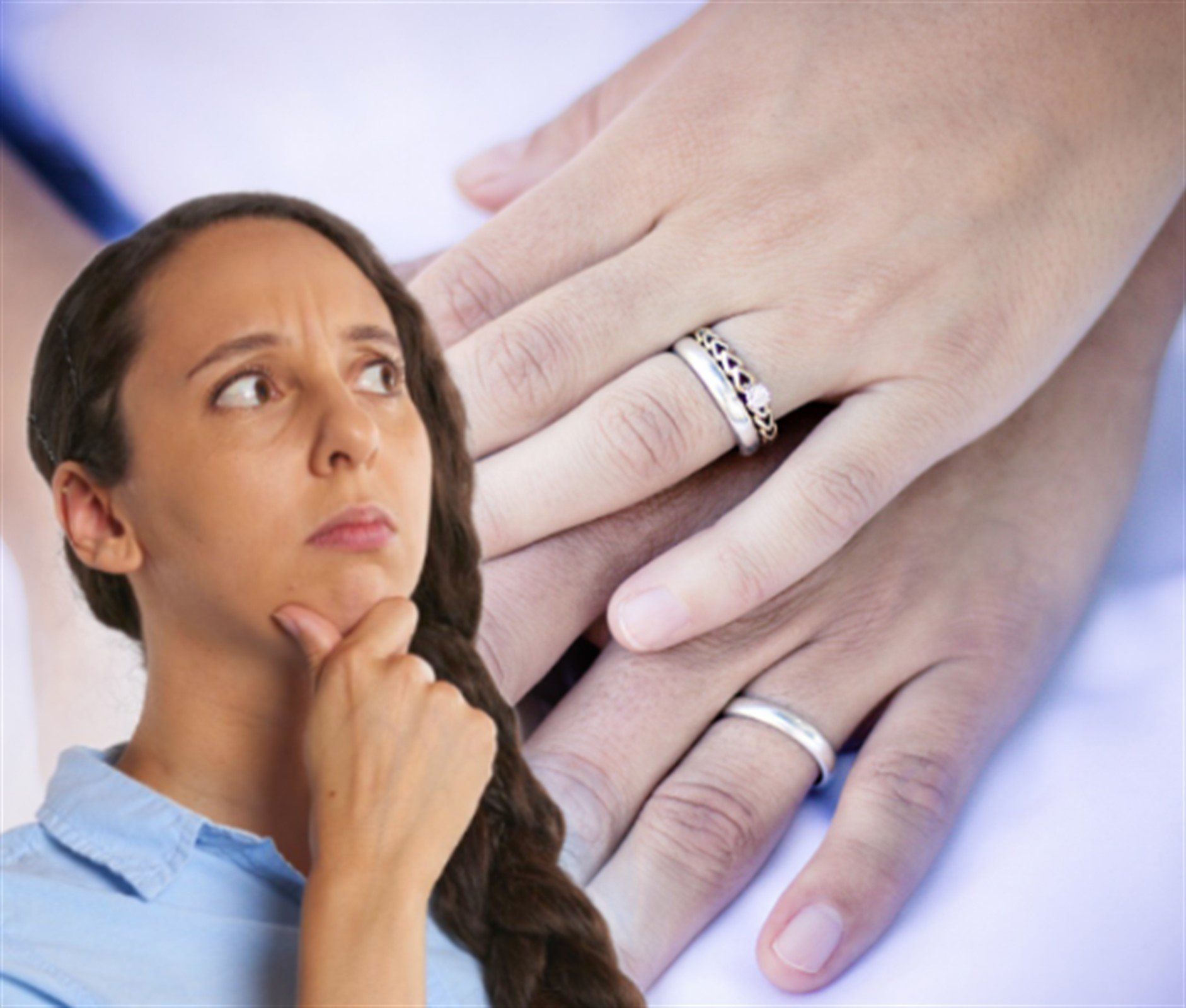Как правильно носить обручальное и помолвочное кольцо - идеи с фото